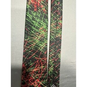 VTG Black With Red/Greem Splatter Necktie Delta Pilots